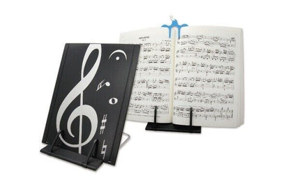 Music Themed Book Stand, Book Holder for Reading, Multifunctional Metal - PartyErasers