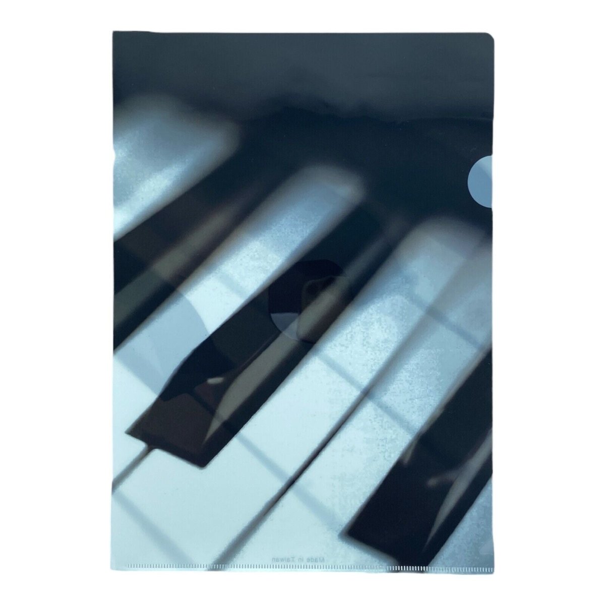 Music Themed Design A4 L Shape Folder Plastic Documents File Folder - PartyErasers