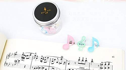 Music Themed Mini Paper Clips (Treble Clefs and Eighth Notes) Music Gift Rewards - PartyErasers