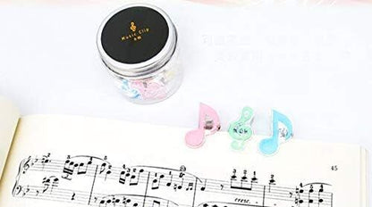 Music Themed Mini Paper Clips (Treble Clefs and Eighth Notes) Music Gift Rewards - PartyErasers