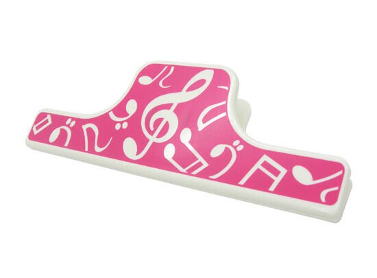 Music Themed Music Notes 15cm Large Paper Clip - Pink - PartyErasers