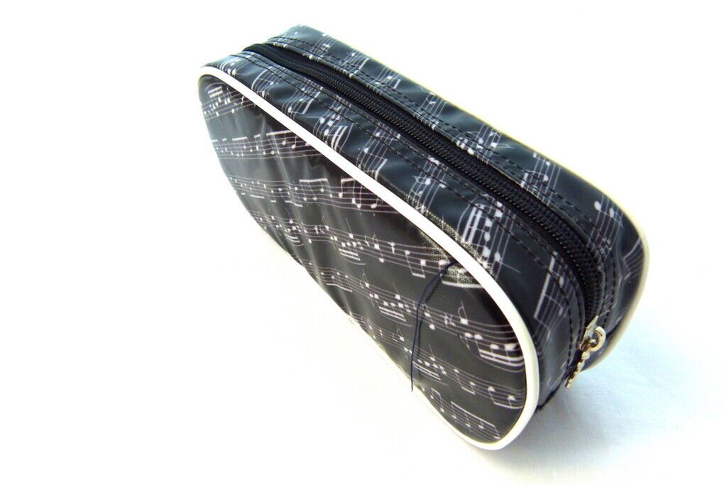 Music themed music score sheet design Rectangle Zipper Pencil Case - PartyErasers
