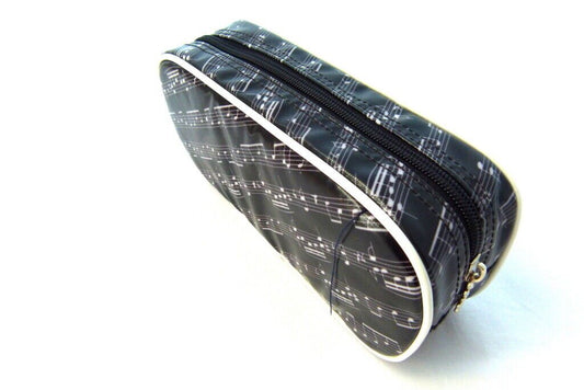 Music themed music score sheet design Rectangle Zipper Pencil Case - PartyErasers