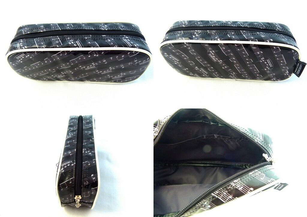 Music themed music score sheet design Rectangle Zipper Pencil Case - PartyErasers