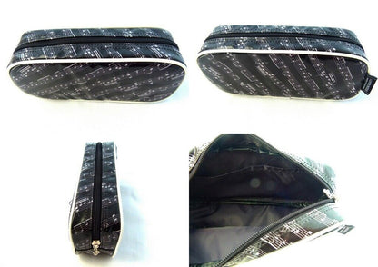 Music themed music score sheet design Rectangle Zipper Pencil Case - PartyErasers
