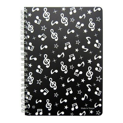 Music Themed Musical Notes Design Notebook for Music Student Teacher Gift - PartyErasers