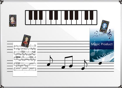 Music Themed Musicians Pictured Magnets (3 in a pack) - PartyErasers