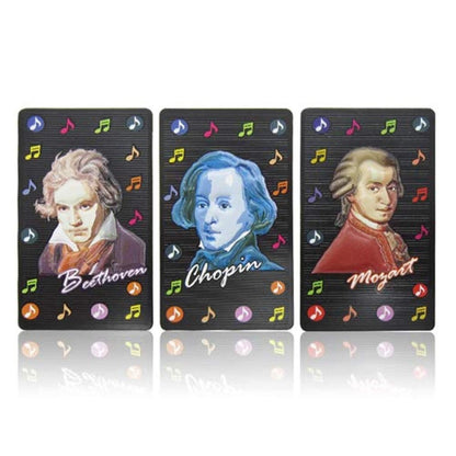 Music Themed Musicians Pictured Magnets (3 in a pack) - PartyErasers