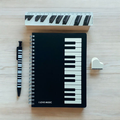 Music Themed Notebook Stationery Set Music Teachers/Student/School Gift (KB) - PartyErasers