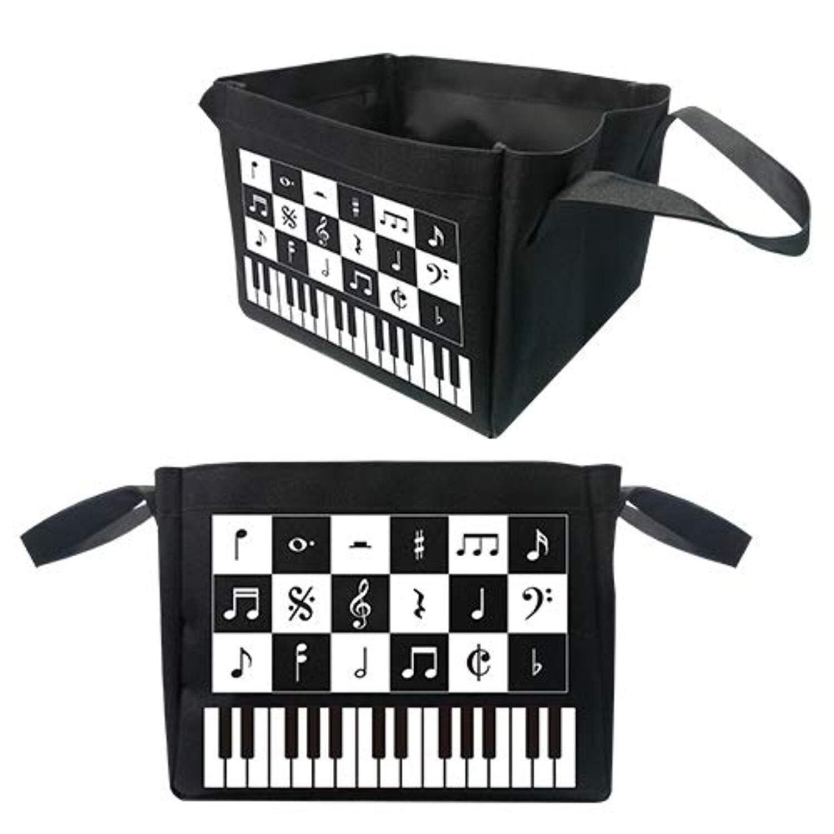 Music Themed Organiser Tidy Foldable Storage Box - PartyErasers