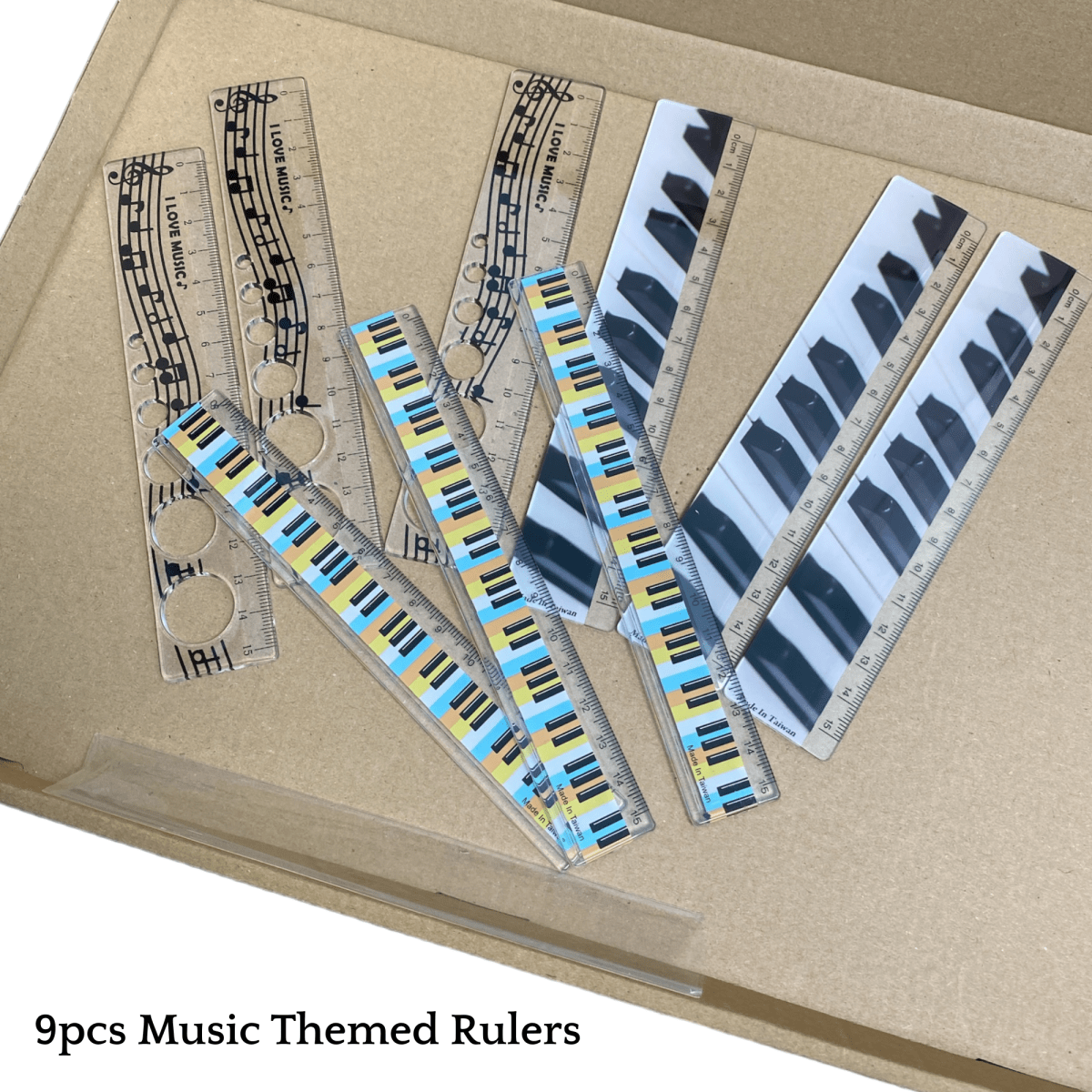 Music Themed Party Bag Fillers Stationery Gift Set Kids School Bundle (65pcs) - PartyErasers