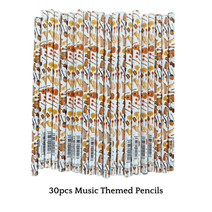 Music Themed Party Bag Fillers Stationery Gift Set Kids School Bundle (65pcs) - PartyErasers