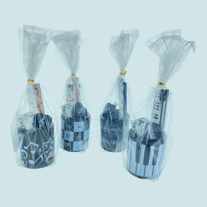 Music Themed Pen Holder Desk Tidy Organiser Pencil Pencil Pot Stationery Gift - PartyErasers