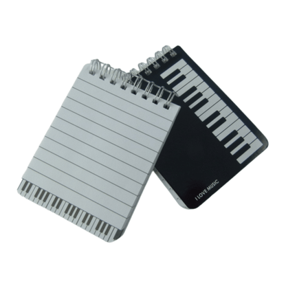 Music Themed Pocket Size A7 Notebook for Music Student Teacher Gift (Small) - PartyErasers