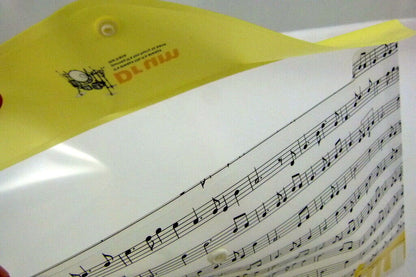 Music Themed Press Stud Document Envelope Wallet (Drum) - PartyErasers