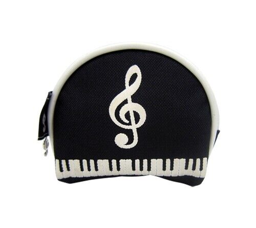 Music Themed Semicircle Coin Purse Pouch - PartyErasers