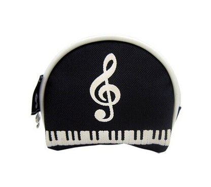 Music Themed Semicircle Coin Purse Pouch - PartyErasers