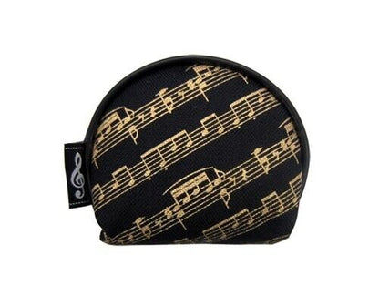 Music Themed Semicircle Coin Purse Pouch - PartyErasers