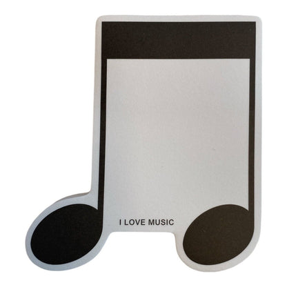 Music Themed Sticky Notes 50 sheets for music teachers students classroom - PartyErasers