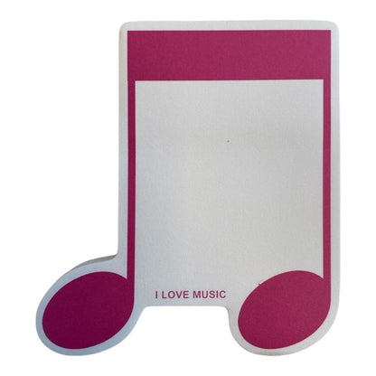 Music Themed Sticky Notes 50 sheets for music teachers students classroom - PartyErasers