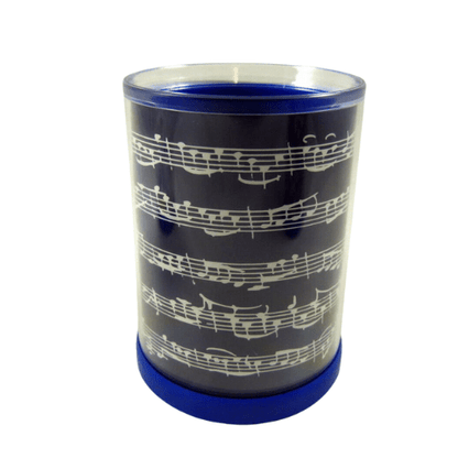 Music Themed Transparent Inner Layer Black Music Score Sheet Design Round Pen... - PartyErasers