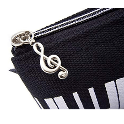 Music Themed Triangle Shape Pencil Case - Keyboard - PartyErasers