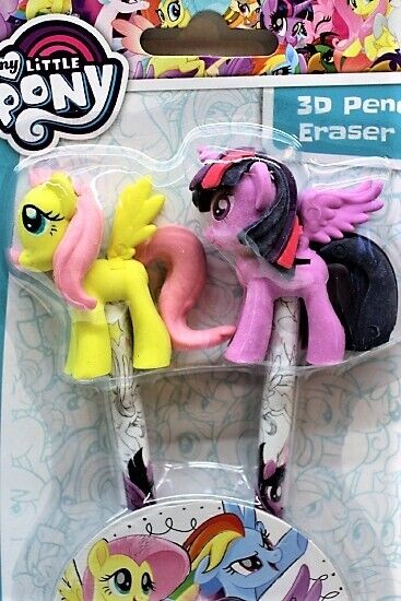 My Little Pony 3D Pencil & Eraser set - PartyErasers