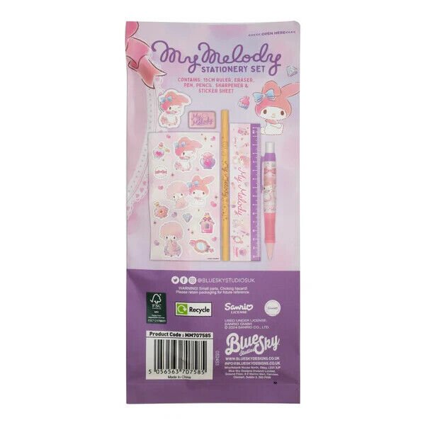 My Melody Stationery Set - PartyErasers