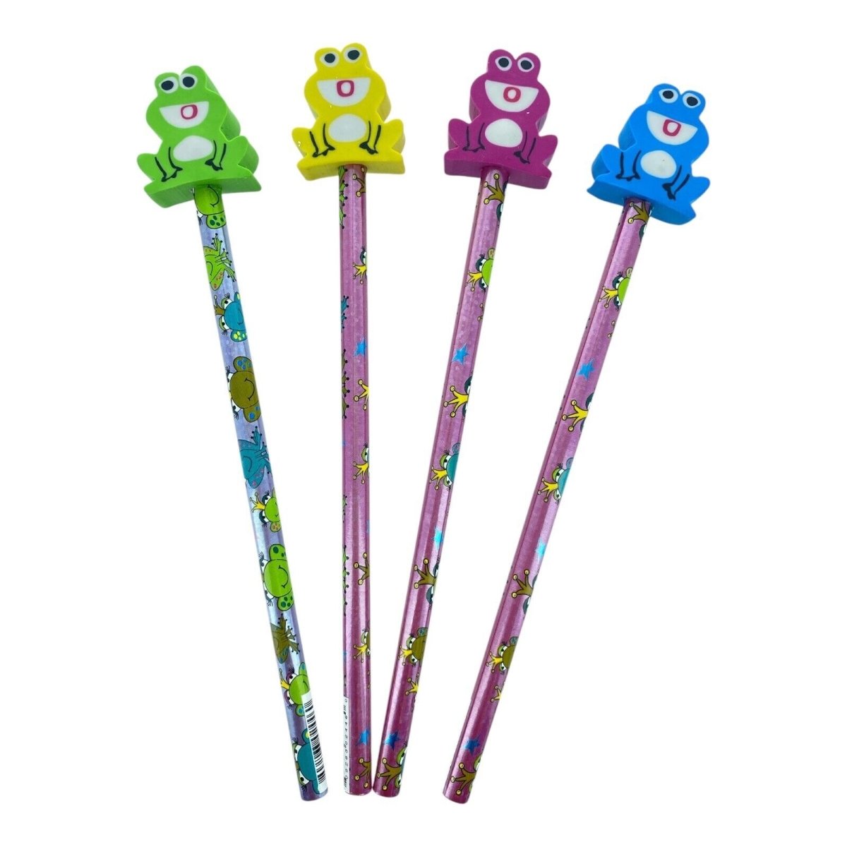 Novelty HB Pencils with Rubber Eraser on Top Rewards Student Classroom Party - PartyErasers
