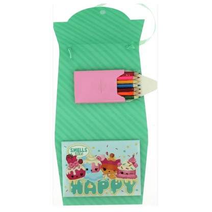 Num Noms Colouring set with blueberry Scents Pages party bag for kids - PartyErasers