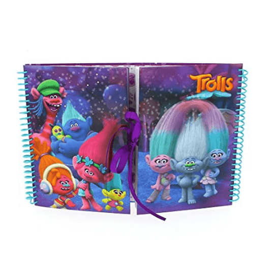 Officially Licensed Trolls Movie Design Studio Scrapbook - PartyErasers