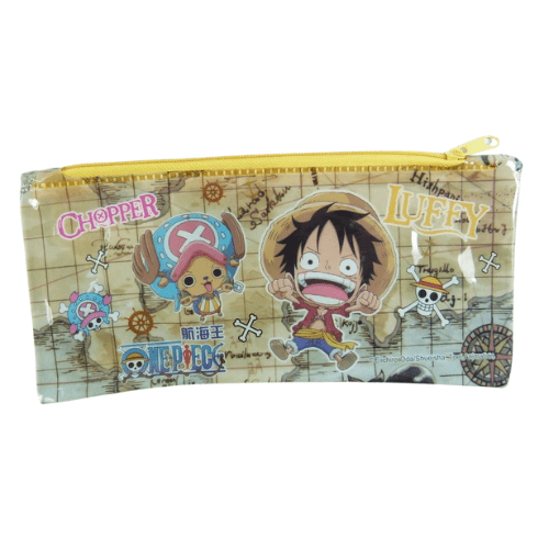 One Piece Manga Anime Zipper Pencil Case Pouch for School Kids Office - PartyErasers