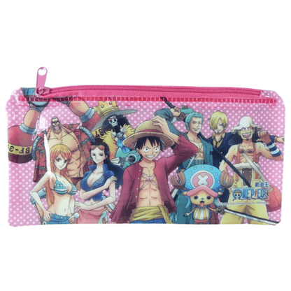 One Piece Manga Anime Zipper Pencil Case Pouch for School Kids Office - PartyErasers