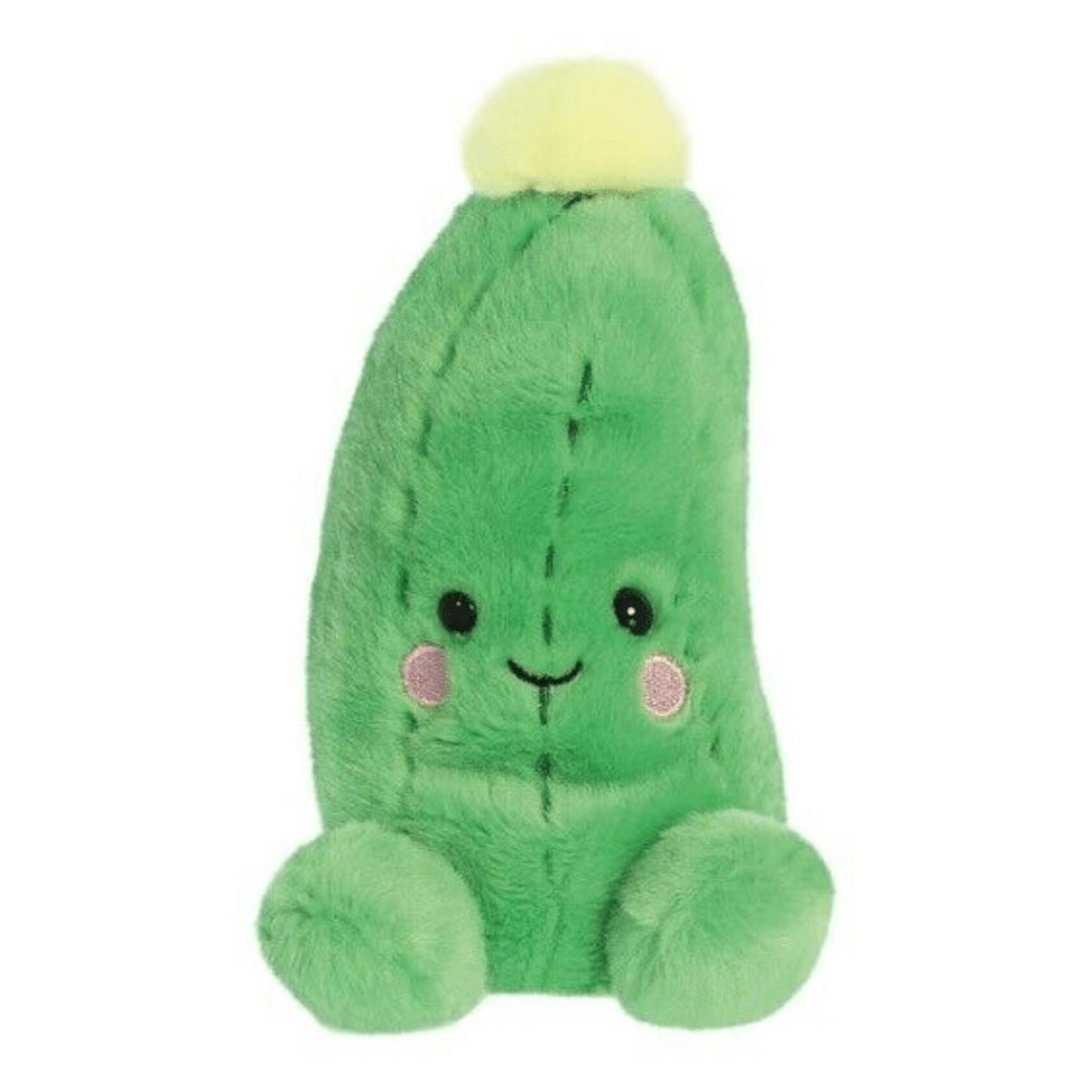 Palm Pal Dillian Cucumber 5 in Soft Plush Toy Cuddly Kids Children Soft Toys - PartyErasers