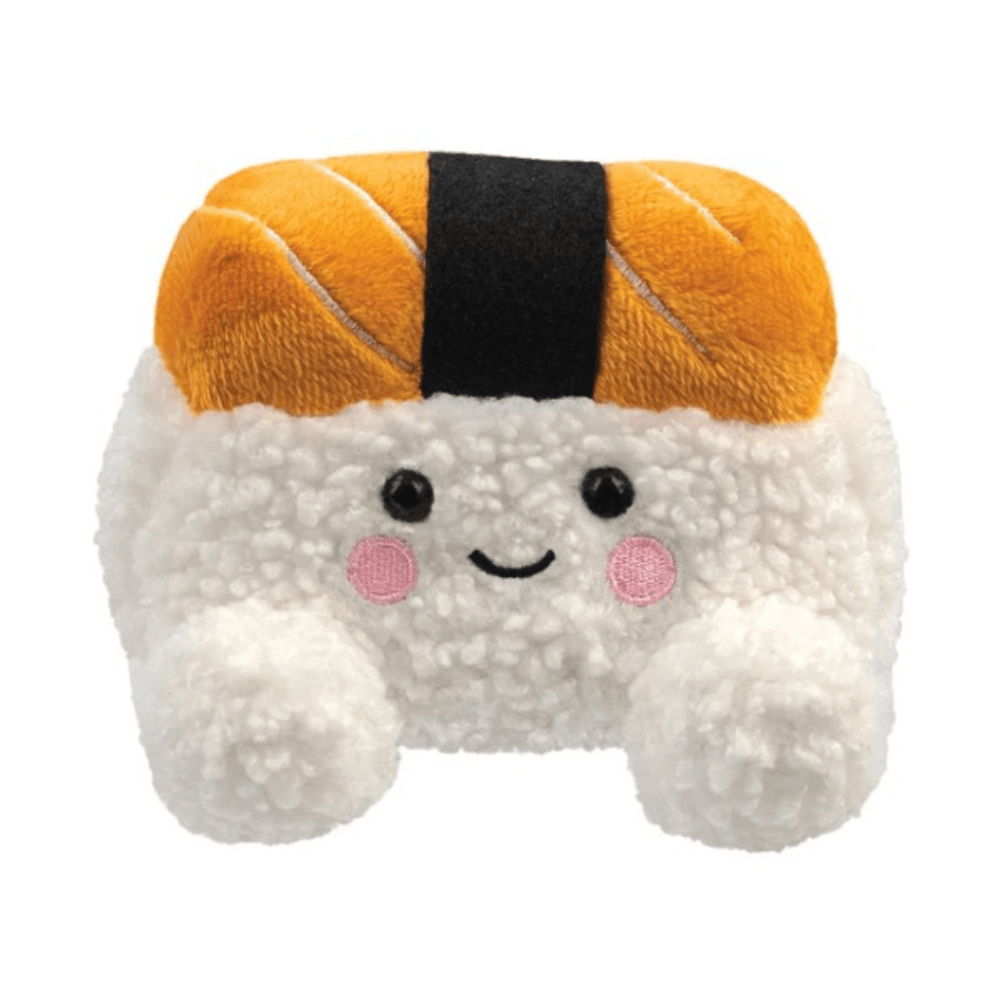 Palm Pal Suhiro Salmon Sushi 5 in Soft Plush Toy Cuddly Kids Children Soft Toys - PartyErasers