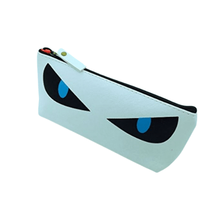 Pencil Case Pencil Pouch Stationery - Cat with Evil Eyes - PartyErasers