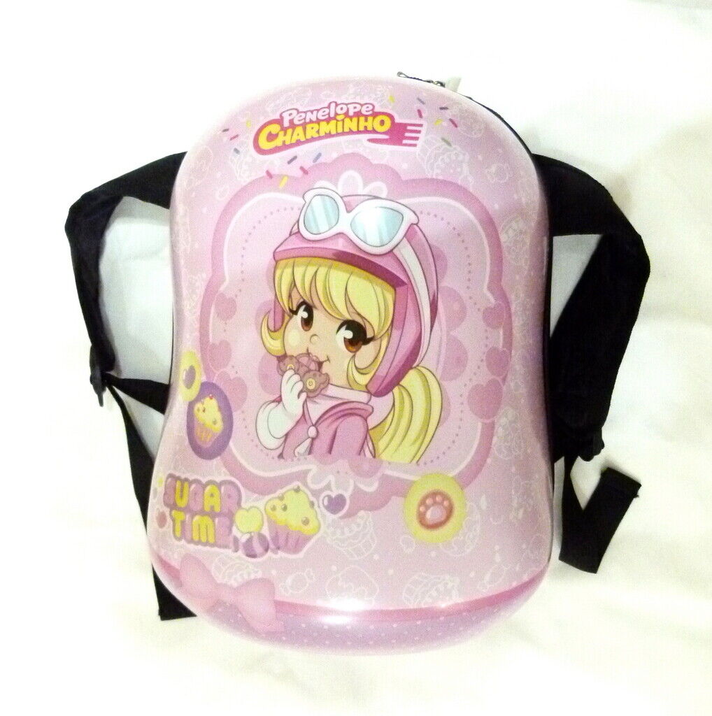 Pink Sweet Girl Shape Hard Shell Children Backpack (13