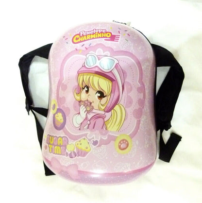 Pink Sweet Girl Shape Hard Shell Children Backpack (13") - PartyErasers