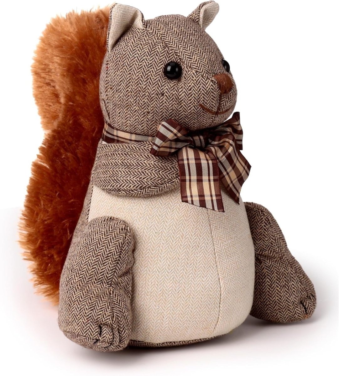 Plush Squirrel with Bowtie Doorstop - PartyErasers