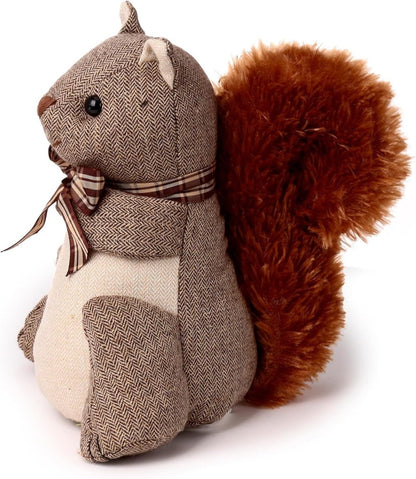 Plush Squirrel with Bowtie Doorstop - PartyErasers