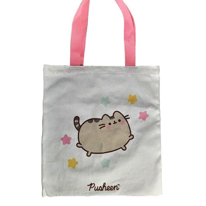 Pusheen Gift Hamper Cat Lover Set Tote Bag Stickers Plush Cute Kawaii Box - PartyErasers