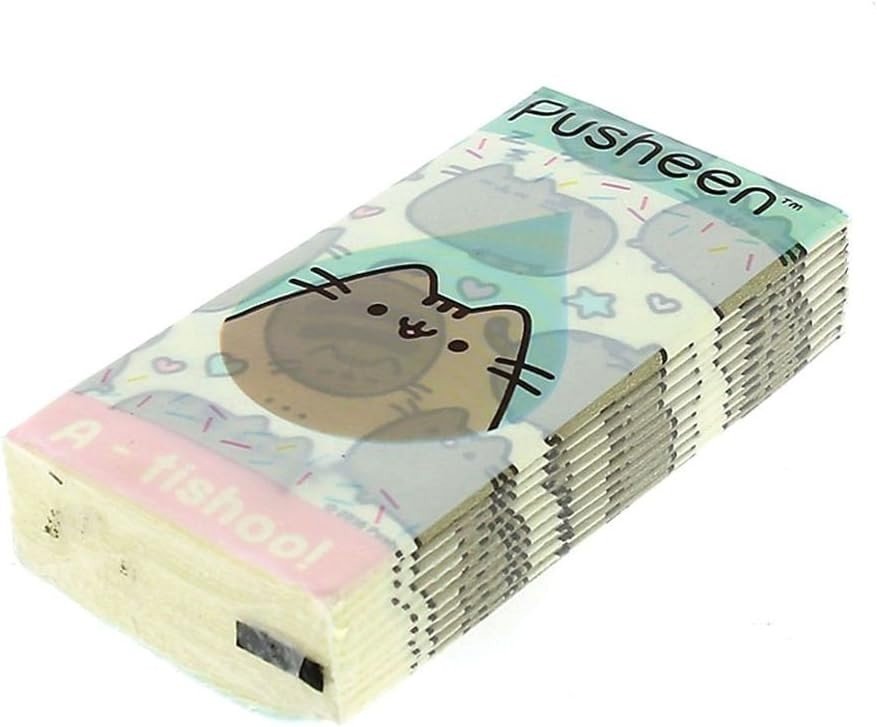 Pusheen Gift Hamper Cat Lover Set Tote Bag Stickers Plush Cute Kawaii Box - PartyErasers