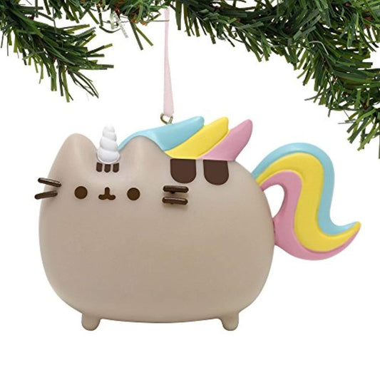 Pusheen Magical Unicorn PVC Hanging Ornament, 2.75 inch - PartyErasers