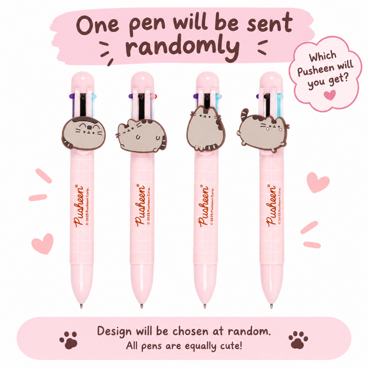 Pusheen Stationery Gift Box for her - PartyErasers