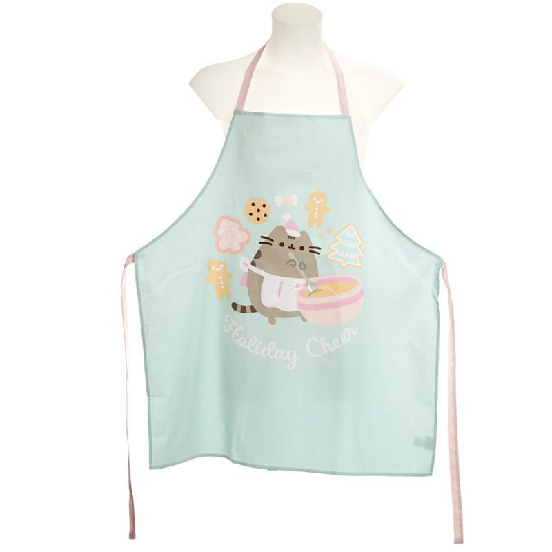 Pusheen the Cat Christmas Holiday Cheer Apron - PartyErasers