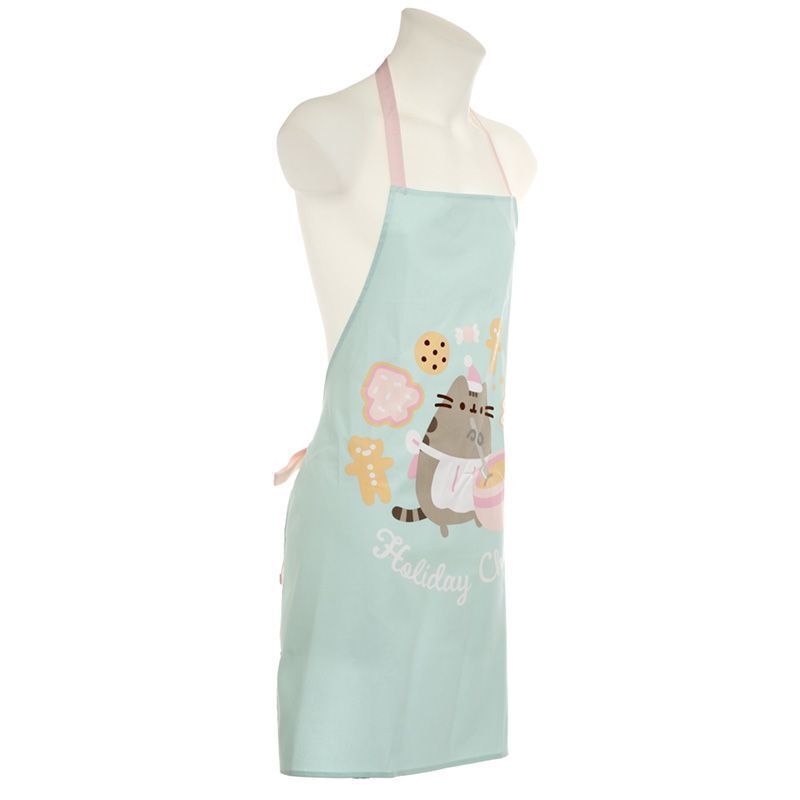 Pusheen the Cat Christmas Holiday Cheer Apron - PartyErasers