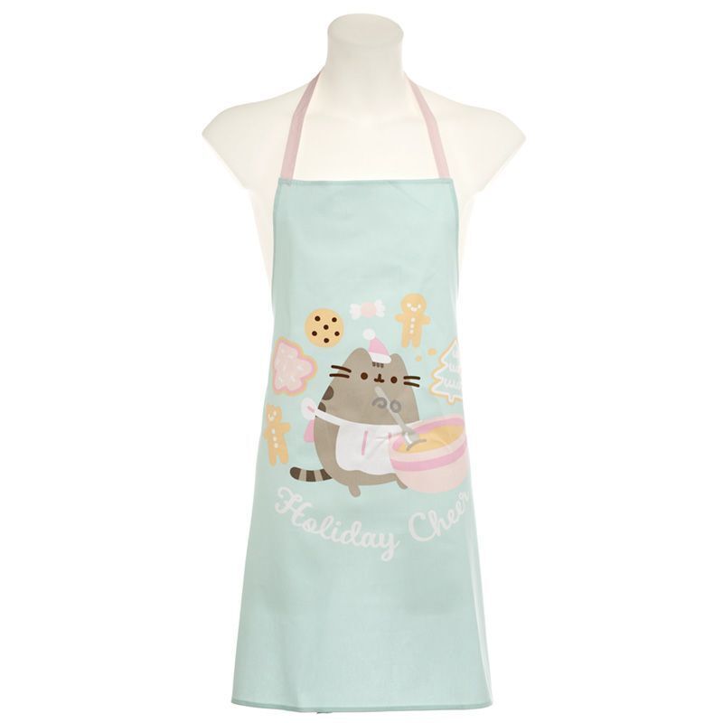 Pusheen the Cat Christmas Holiday Cheer Apron - PartyErasers