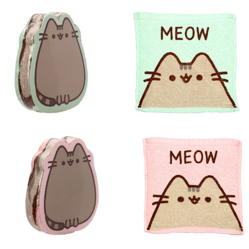 Pusheen the Cat Compressed Travel Towel - PartyErasers