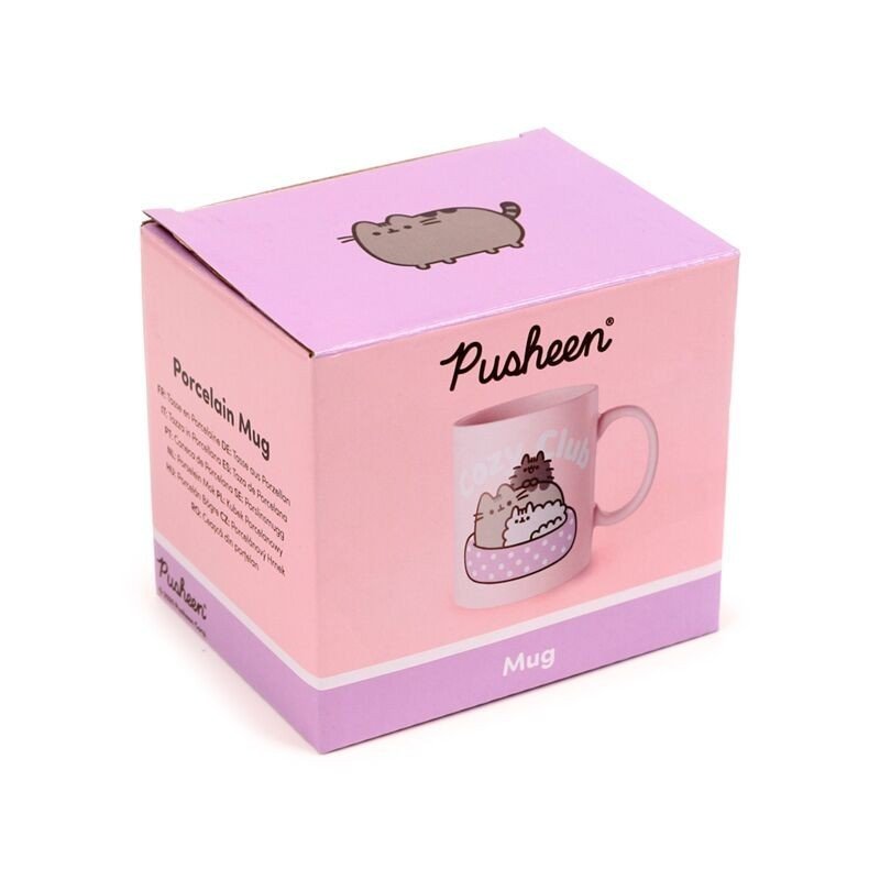 Pusheen the Cat Cozy Club Porcelain Mug - PartyErasers