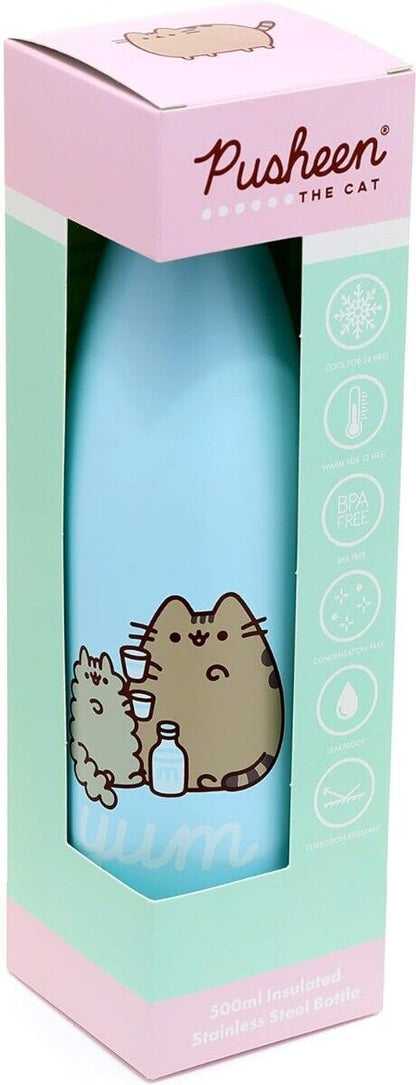 Pusheen the Cat Foodie Hot & Cold Drinks Bottle 500ml - PartyErasers
